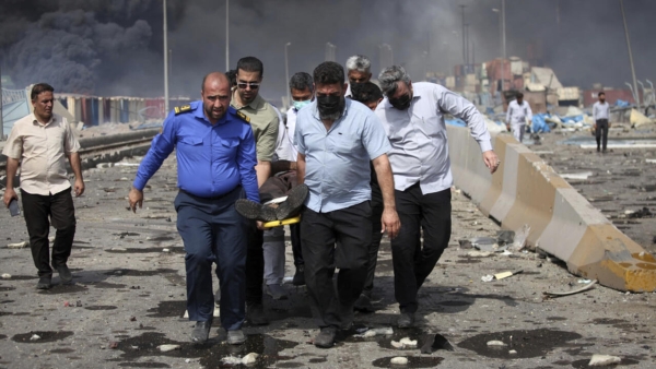 طهران: 28 قتيلا وأكثر من ألف جريح في الانفجار الضخم بالمرفأ الرئيسي في إيران