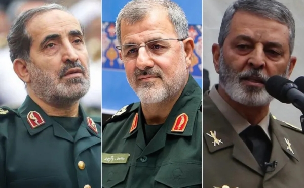 طهران: إيران تعيّن قادة جددا لهيئة الأركان والحرس الثوري