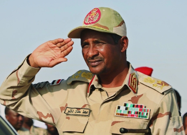 الخرطوم: حميدتي يؤدي اليمين رئيسا لحكومة سودانية موازية