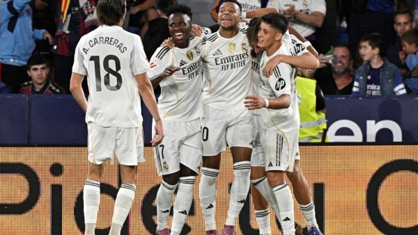 رياضة: مبابي وفينيسيوس يقودان ريال مدريد لاكتساح ليفانتي والابتعاد في الصدارة